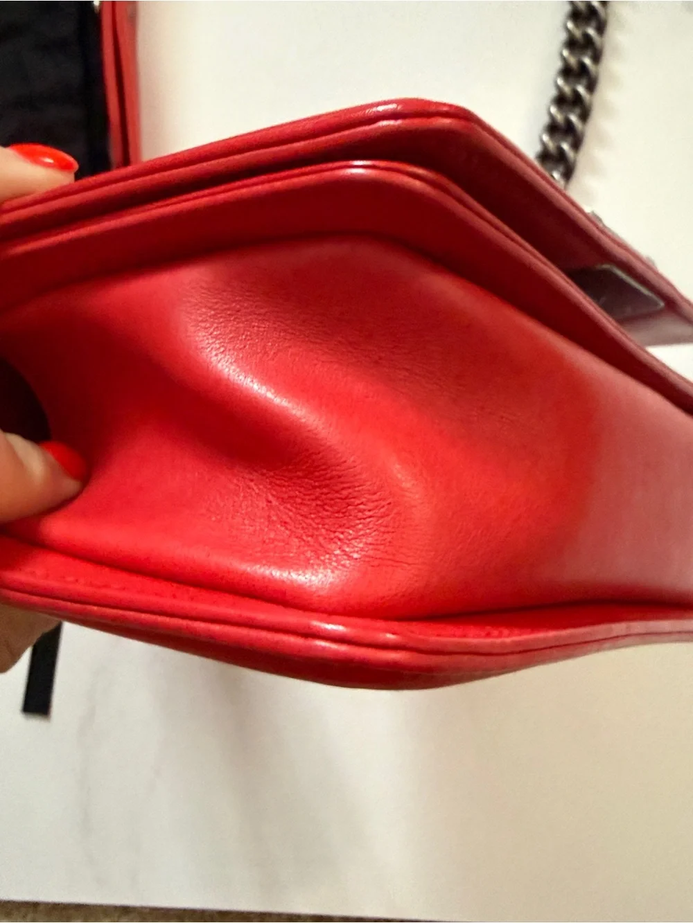 Chanel Boy Bag Red Quilted Leather |Complete Set |Box, Dust Bag & COA | Pristine